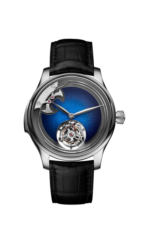 Endeavour Concept Minute Repeater Tourbillon Aqua Blue Front Titanium