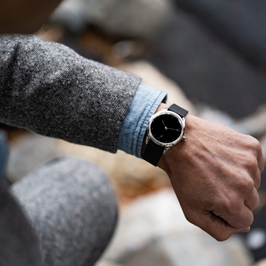 Endeavour Small Seconds total Eclipse Wrist Shot